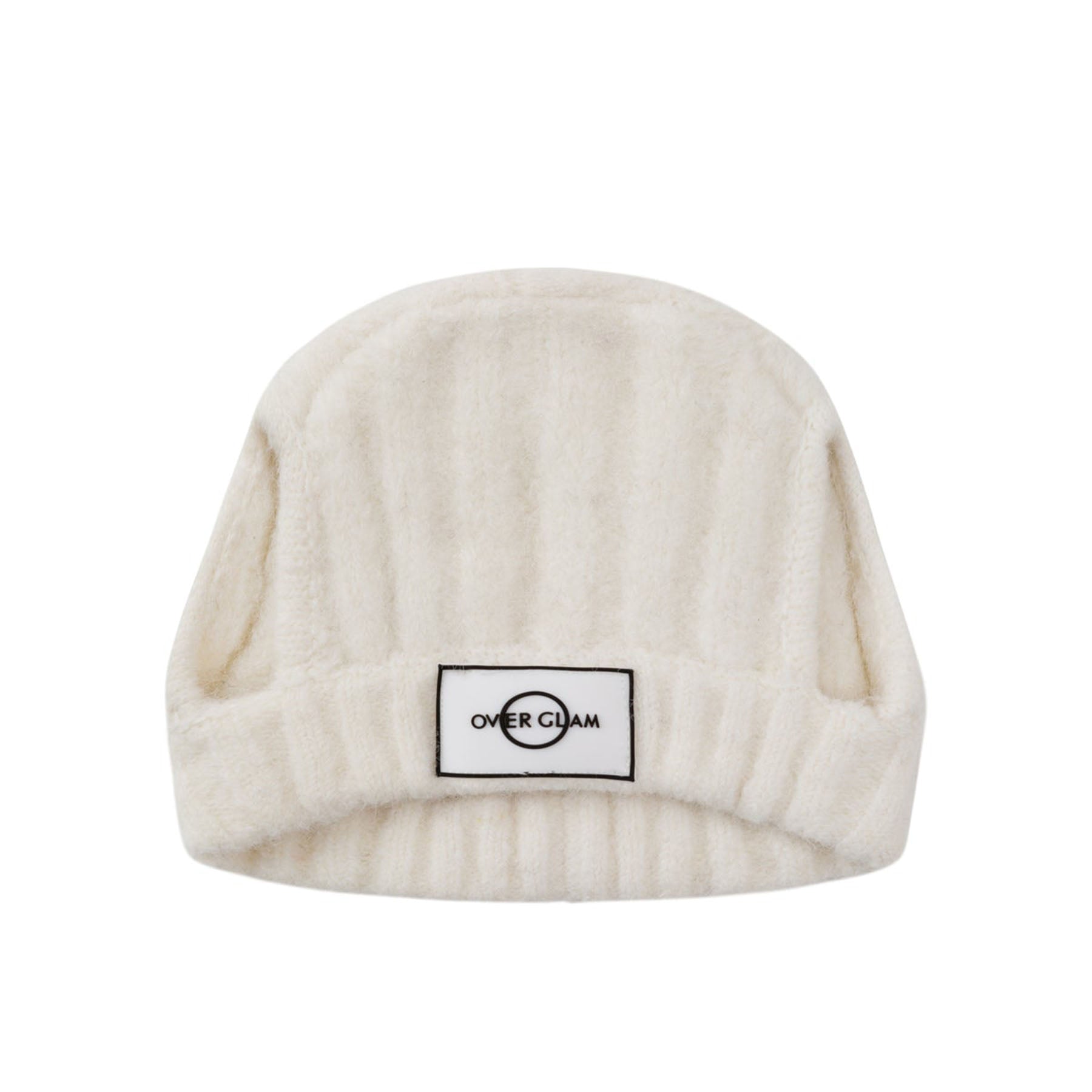 Striped Woolen Hat by OVERGLAM DS (WHITE)