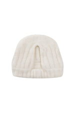 Load image into Gallery viewer, Striped Woolen Hat by OVERGLAM DS (WHITE)
