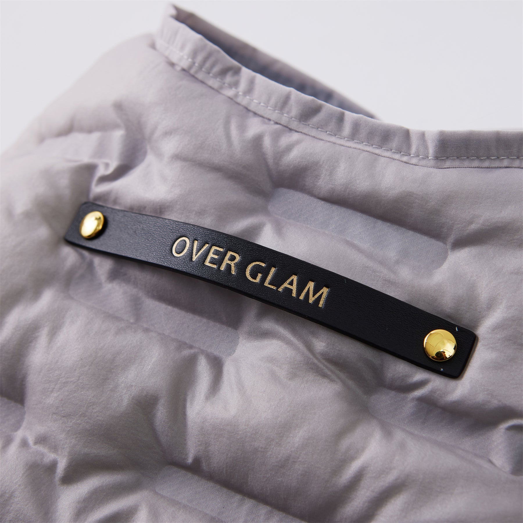 Sleeveless Button-up Jacket without Hood by OVERGLAM DS (GREY)