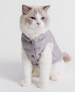 Load image into Gallery viewer, Sleeveless Button-up Jacket without Hood by OVERGLAM DS (GREY)
