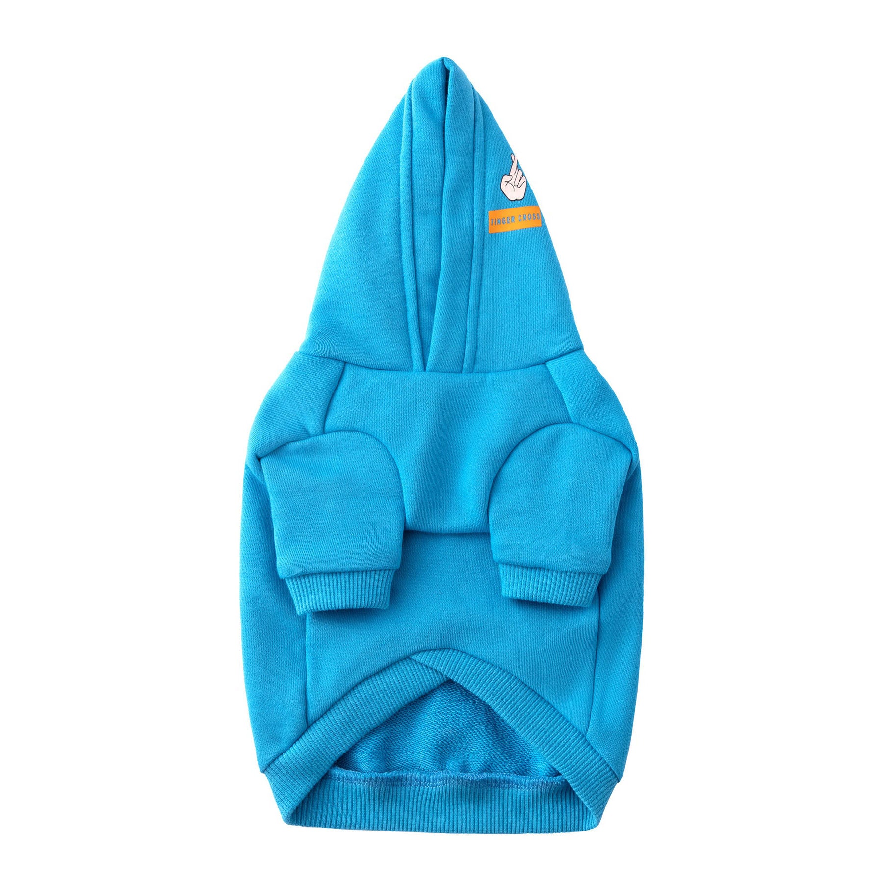 Finger Cross Hoodie by OVERGLAM DS (BLUE)