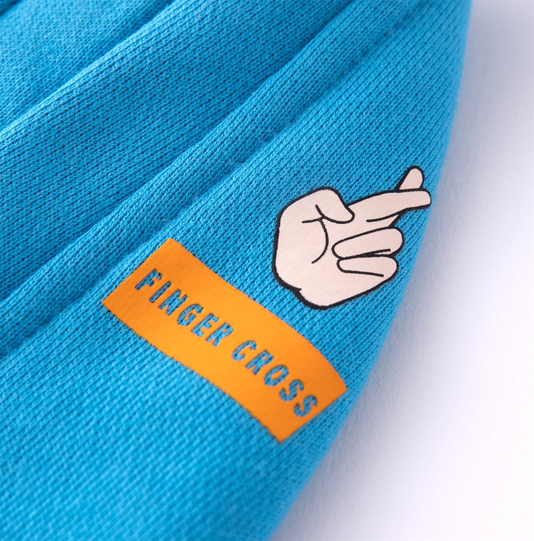 Finger Cross Hoodie by OVERGLAM DS (BLUE)