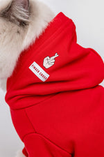 Load image into Gallery viewer, Finger Cross Hoodie by OVERGLAM DS (RED)
