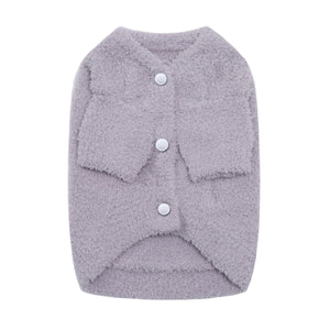 Fleece Cardigan by OVERGLAM DS (GREY)