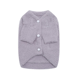 Fleece Cardigan by OVERGLAM DS (GREY)