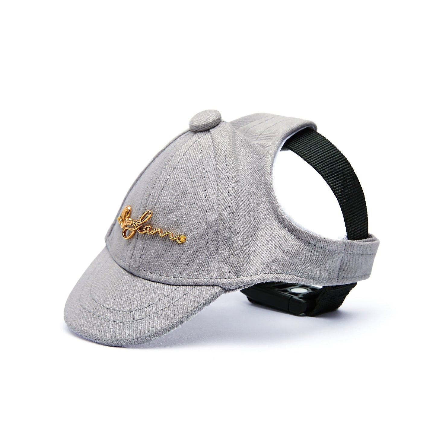 Puppy Cap With Golden Logo by OVERGLAM DS (GREY)
