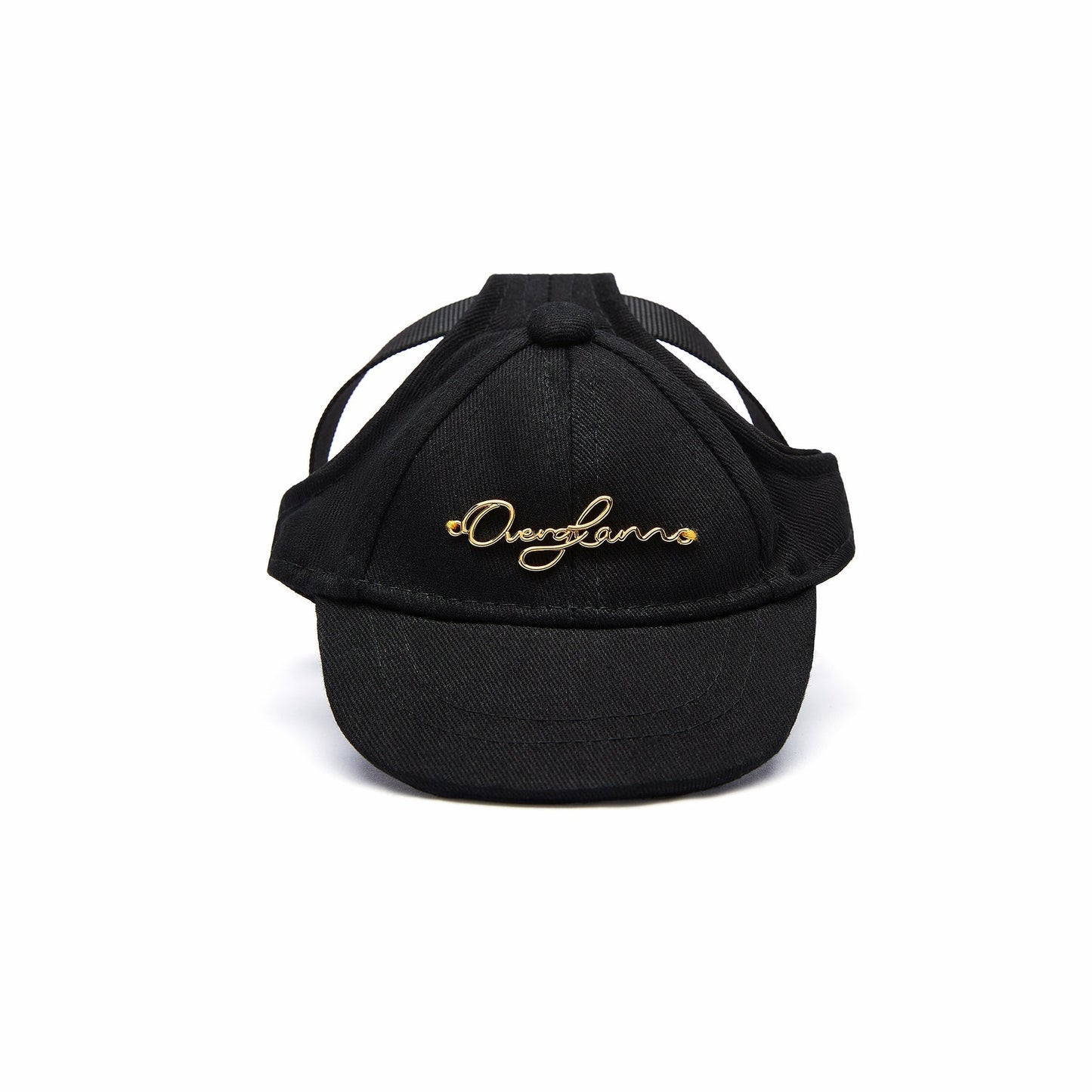 Puppy Cap With Golden Logo by OVERGLAM DS (BLACK)