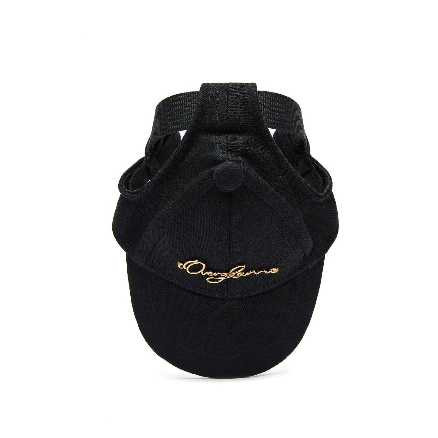 Puppy Cap With Golden Logo by OVERGLAM DS (BLACK)