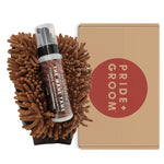 Load image into Gallery viewer, THE MITT KIT | Dog grooming set with waterless shampoo &amp; dual-sided grooming mitt for dogs &amp; cats.
