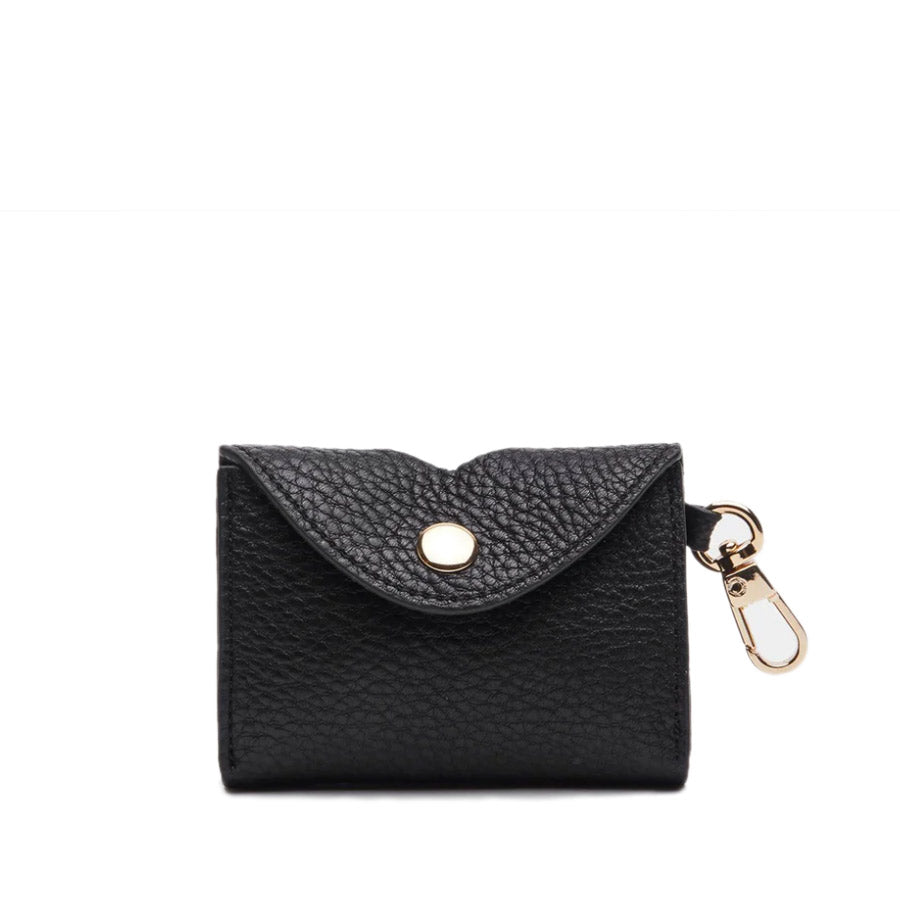 LEATHER WASTE BAG HOLDER by OVERGLAM WDS (BLACK)