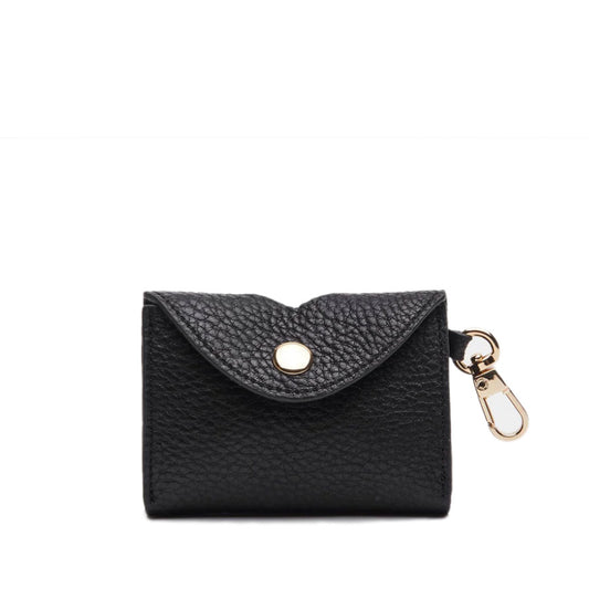 LEATHER WASTE BAG HOLDER by OVERGLAM WDS (BLACK)