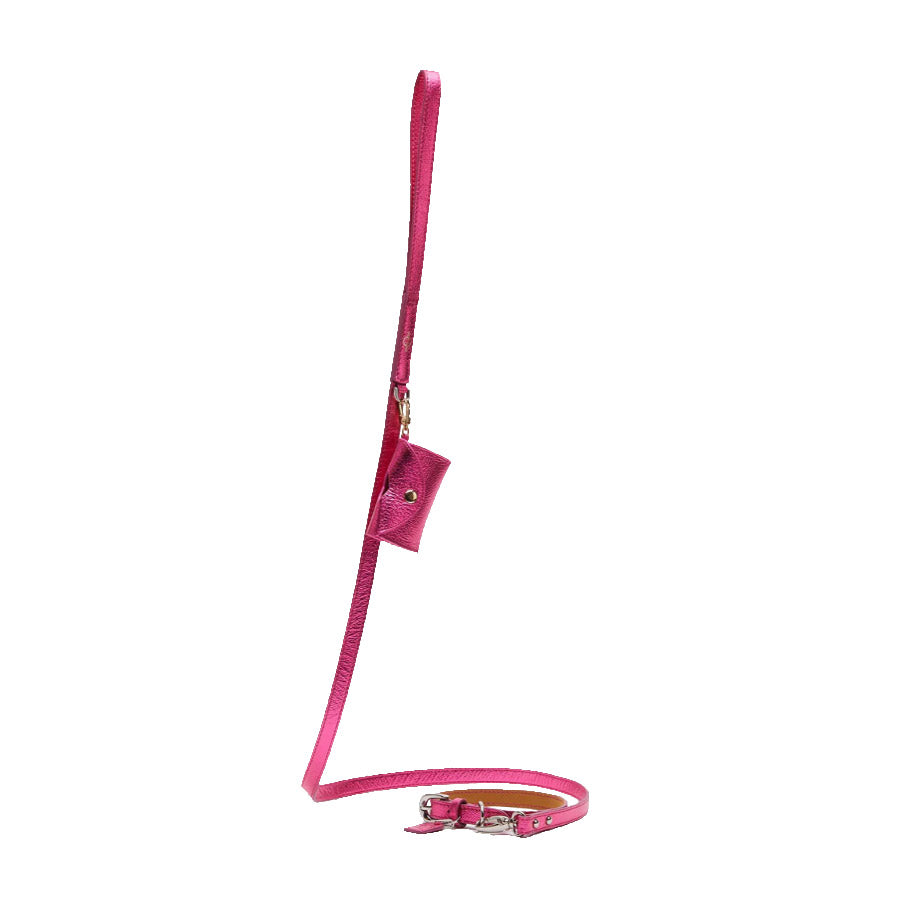 LEATHER WASTE BAG HOLDER by OVERGLAM WDS (ROSE)