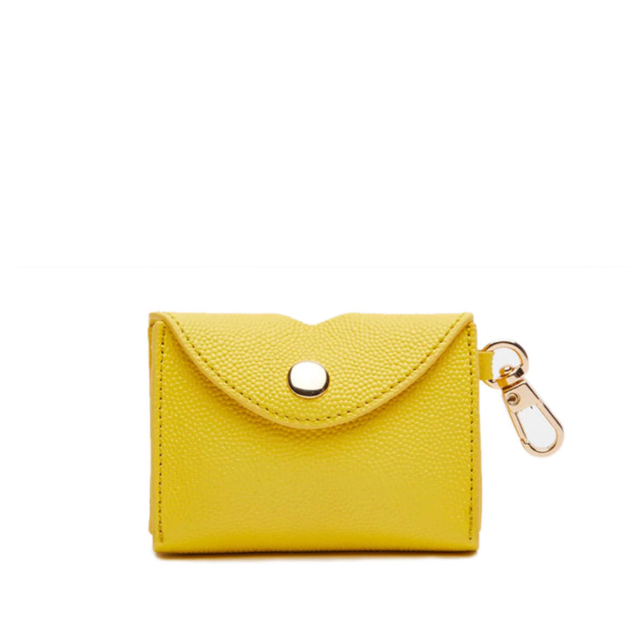 LEATHER WASTE BAG HOLDER by OVERGLAM WDS (YELLOW)