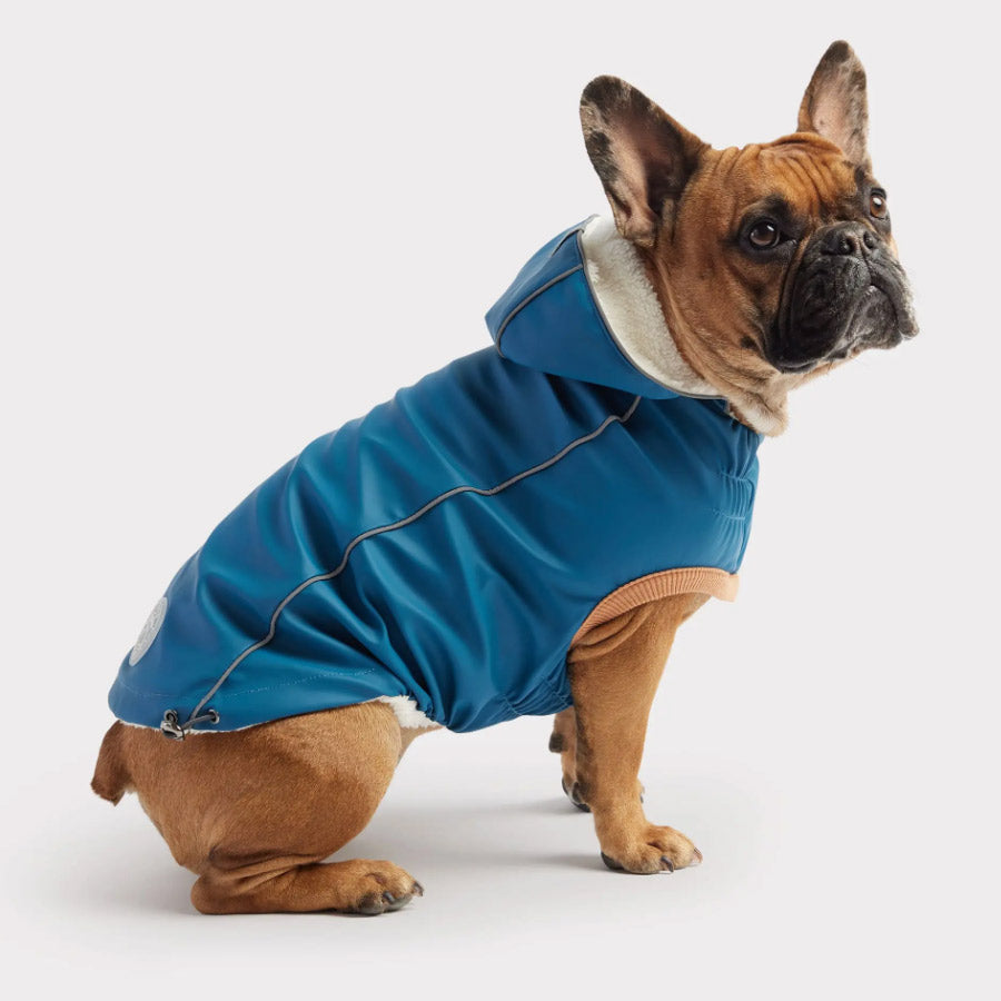 INSULATED DOG RAINCOAT by GF PET WDS (DARK BLUE)