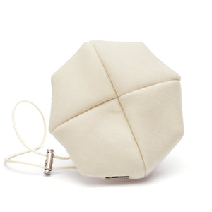 Beret With Metal Buckle by OVERGLAM DS (CREAM)