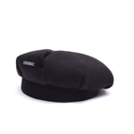 Load image into Gallery viewer, Beret With Metal Buckle by OVERGLAM DS (BLACK)
