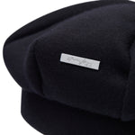 Load image into Gallery viewer, Beret With Metal Buckle by OVERGLAM DS (BLACK)
