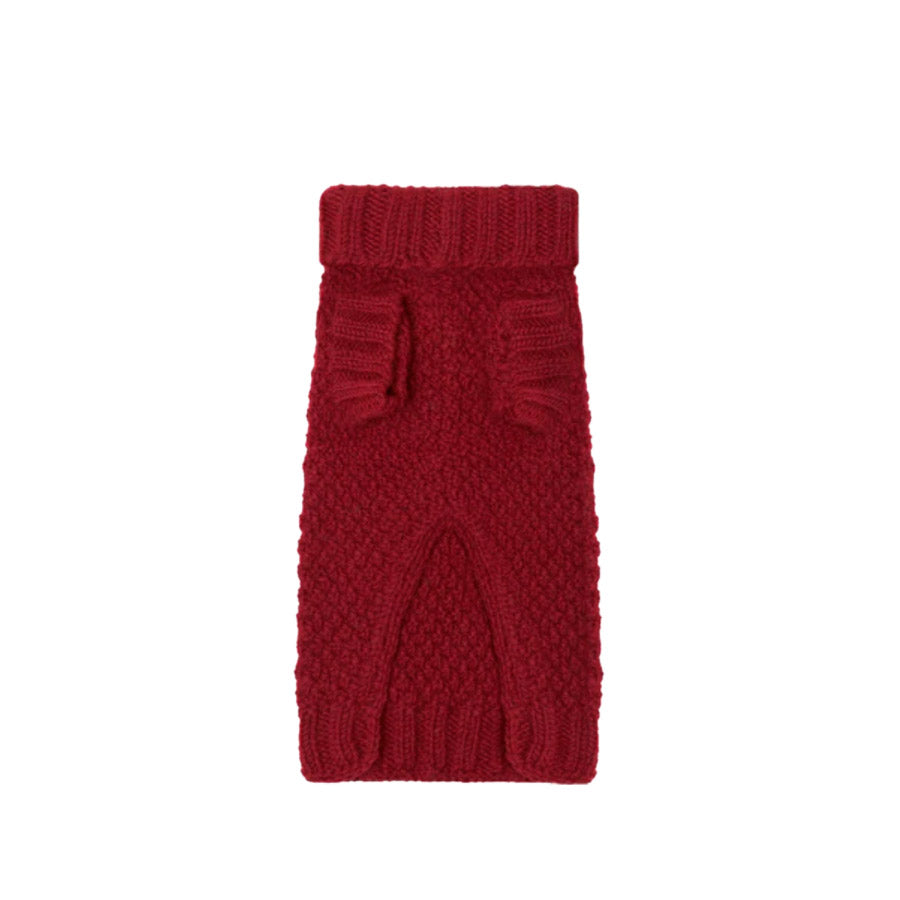 ALLEN BOBBLE DOG JUMPER by LISH LONDON WS (RED)