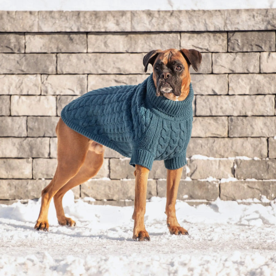 CHALET DOG SWEATER by GF PET WDS (DARK TEAL)