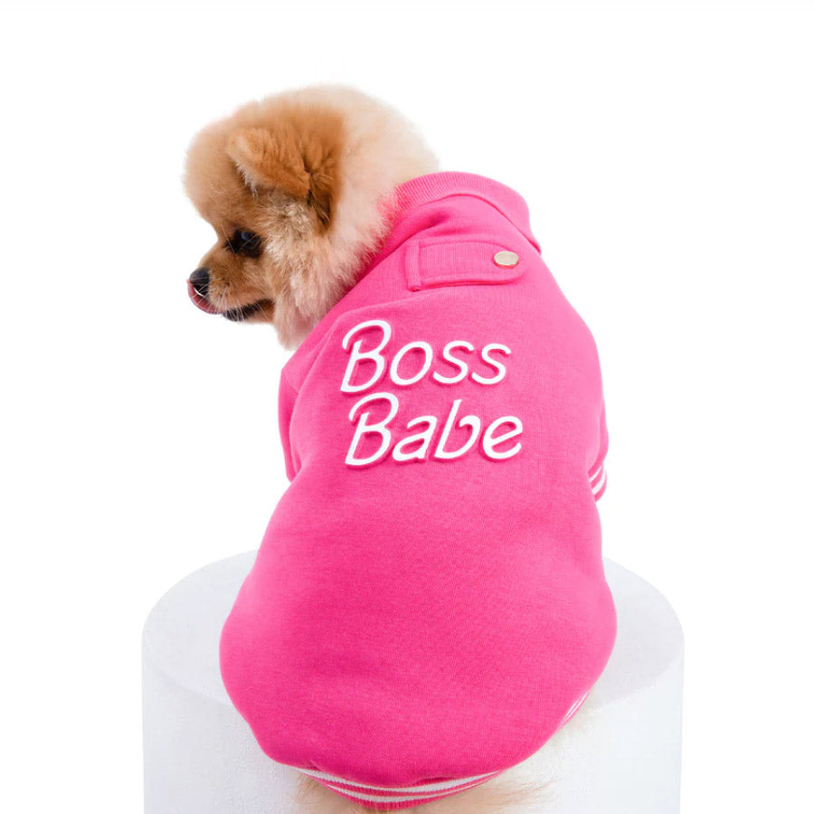 BOSS BABY DOG SWEATSHIRT by MOSHIQA WDS (PINK)