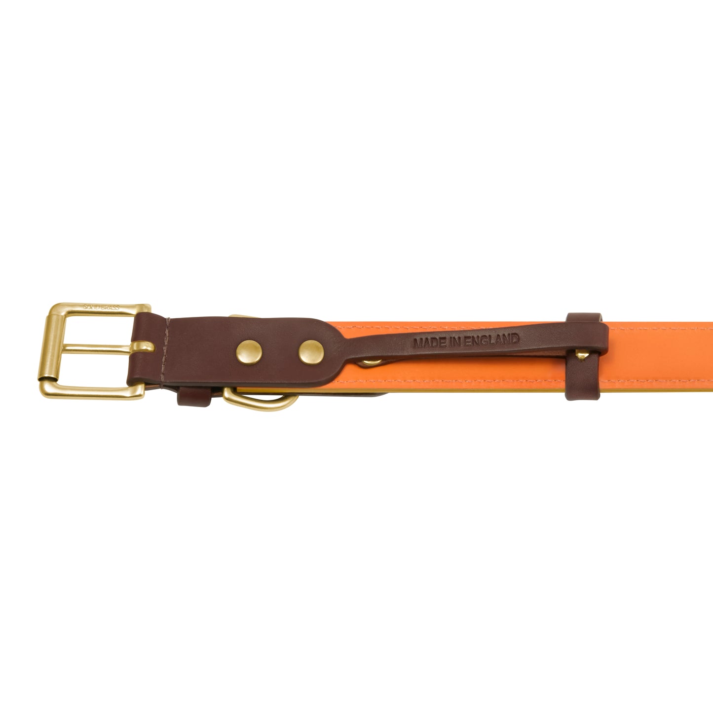 Spencer Buttercup Yellow Luxury Leather Designer Dog Collar by LISH LONDON