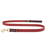 Load image into Gallery viewer, Spencer Pomegranate Red Luxury Designer Dog Leash by LISH LONDON
