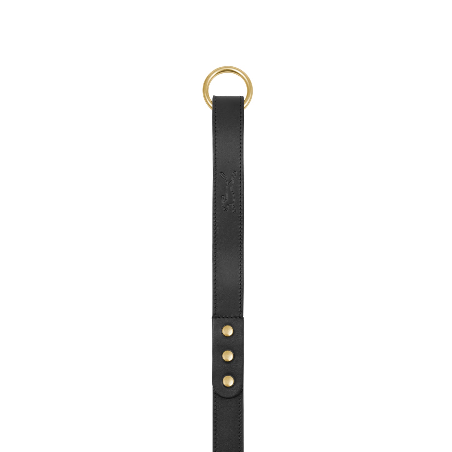 Spencer Truffle Black Luxury Designer Dog Leash by LISH LONDON