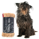 Load image into Gallery viewer, THE TOWEL Microfiber Dog &amp; Cat Drying Towel — Hand Pockets, Odor-Resistant &amp; 7× Water Absorbent
