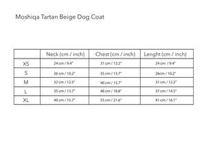 Tartan Dog Coat By MOSHIQA DS (GREY)