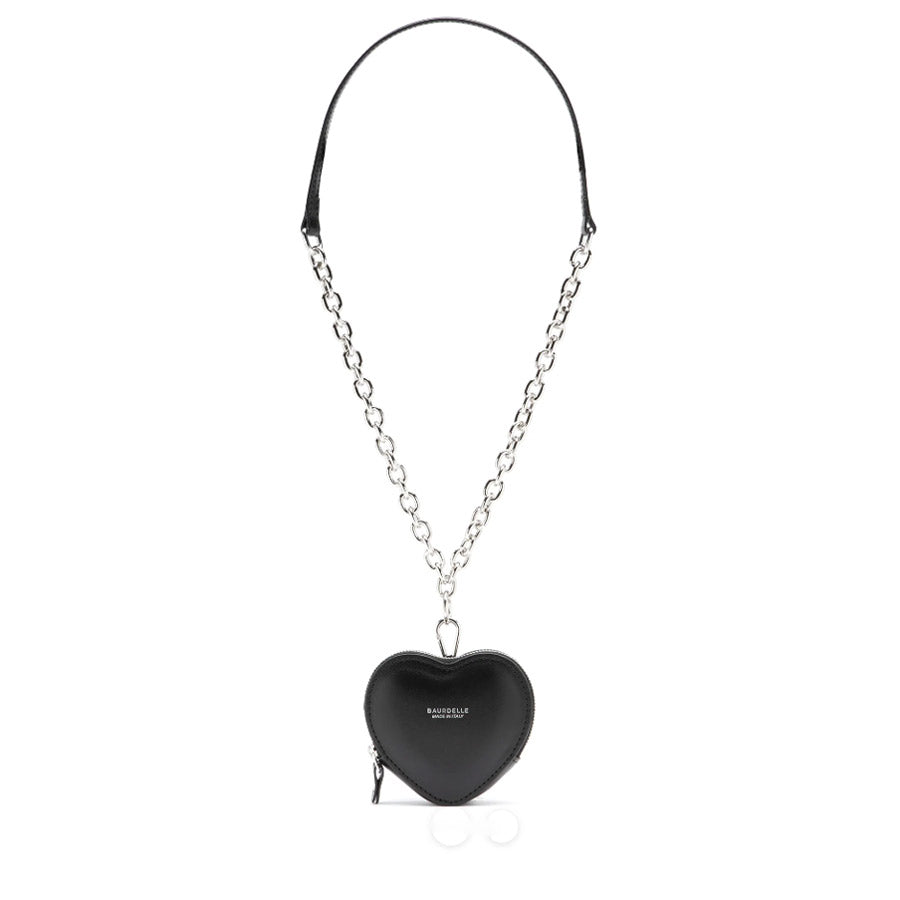 HEART POUCH by BAURDELLE WS (BLACK)