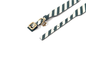 STRIPED COLLAR by POLDO DOG COUTURE