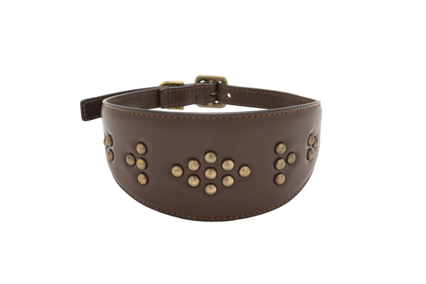 LEATHER GREYHOUND COLLAR by POLDO DOG COUTURE