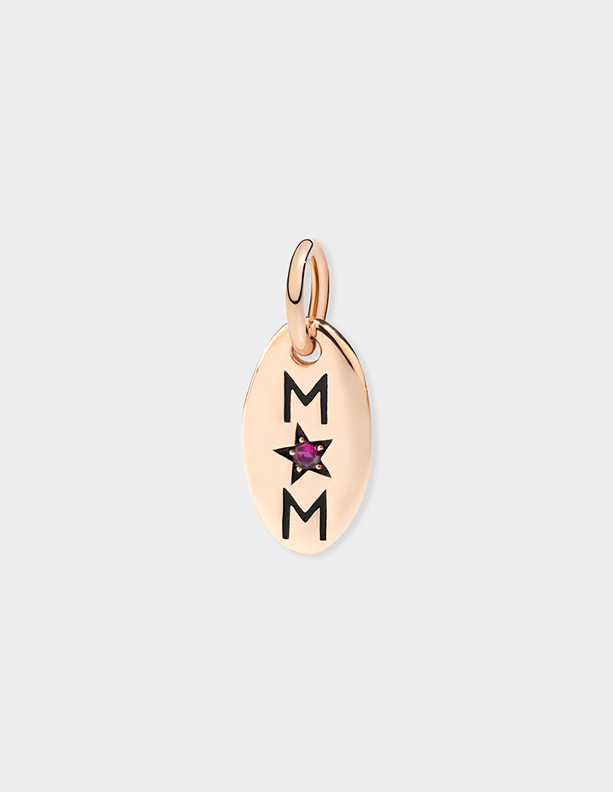 Charm Tag Mom con rubino by DODO – Petsaporter