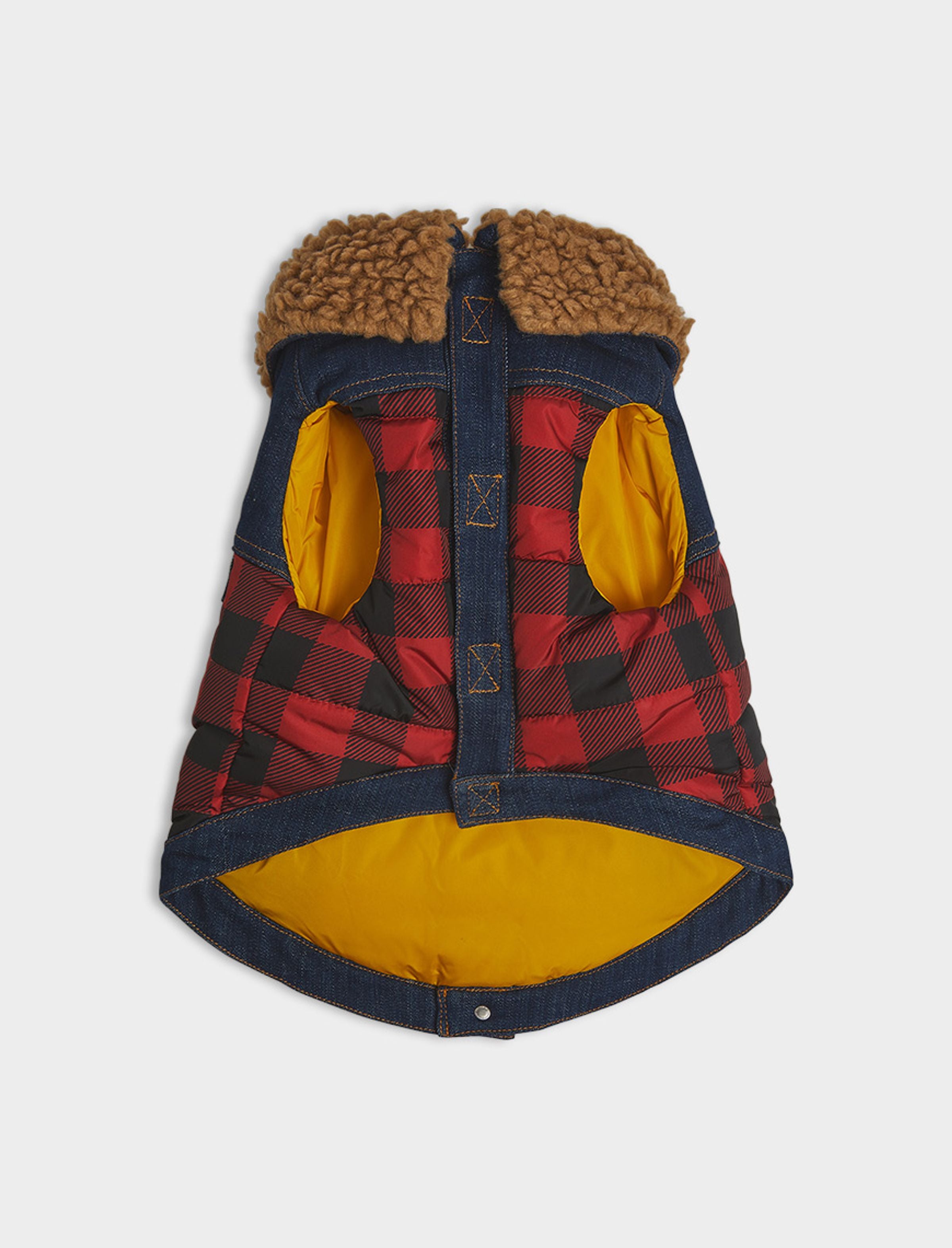 Padded vest with tartan pattern by Dsquared2